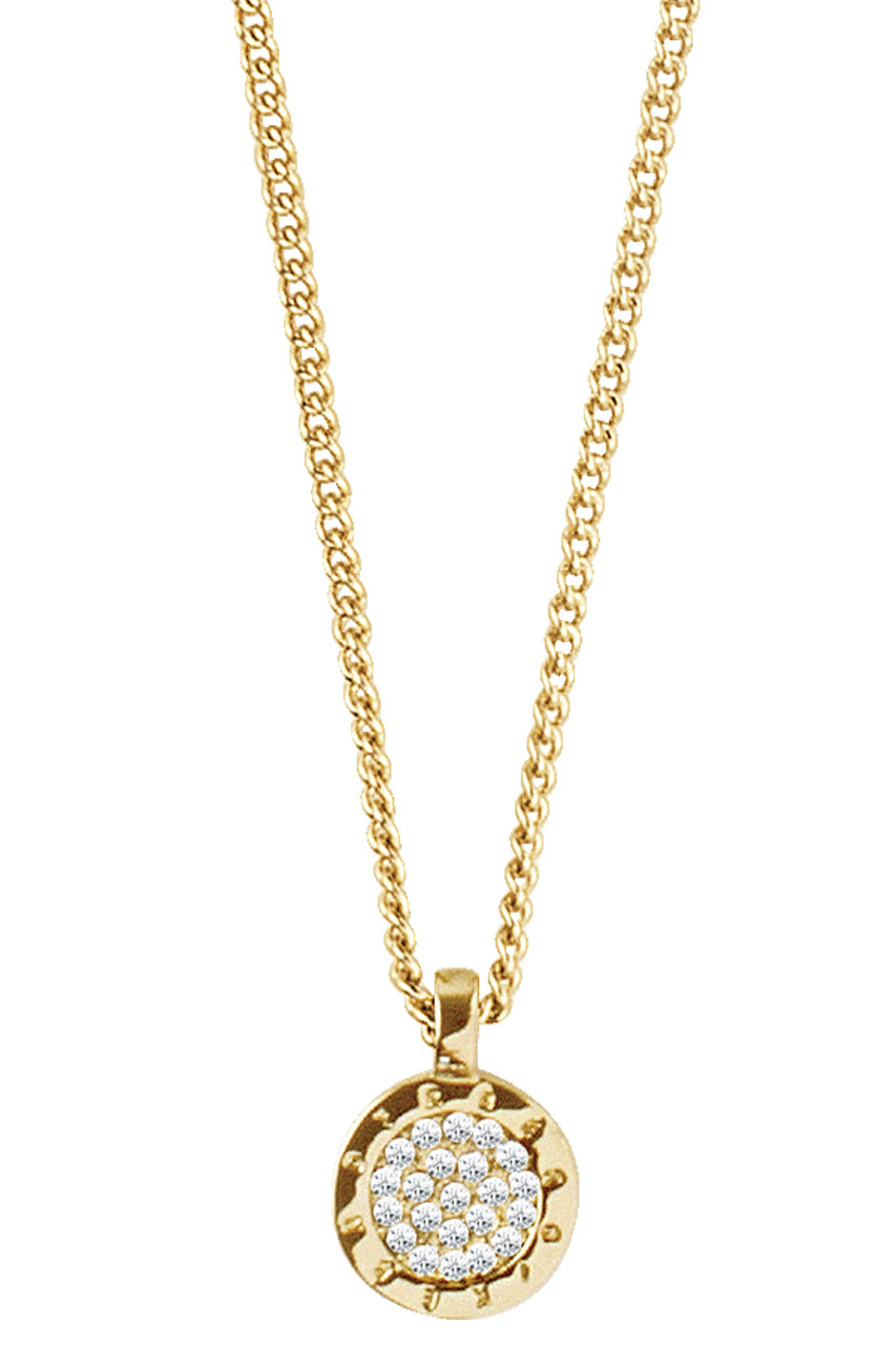 Dyrberg Kern Dyrberg/Kern Alia Necklace, Color: Gold/Crystal, Onesize, Women