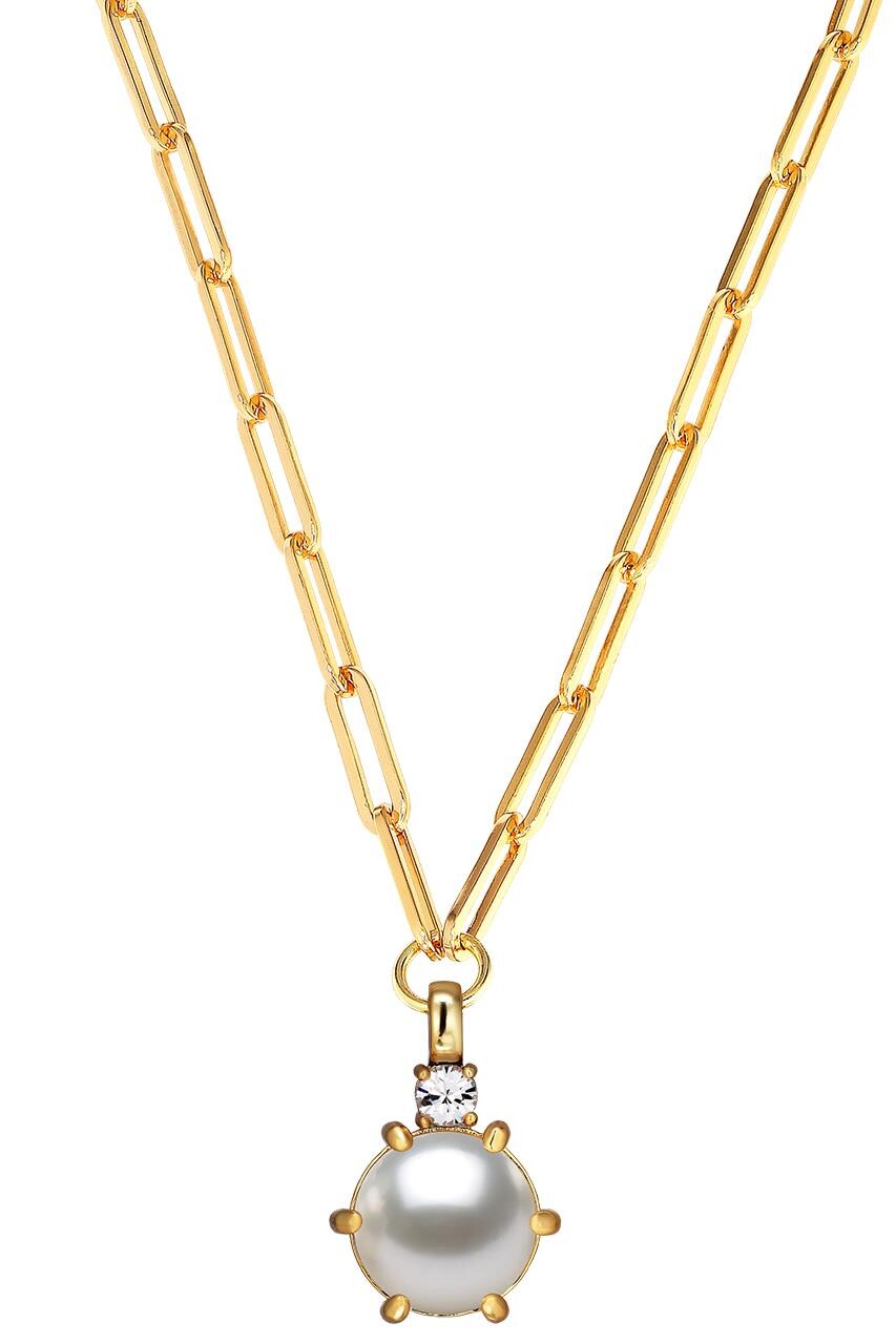 Dyrberg Kern Dyrberg/Kern Glory Necklace, Color: Gold/White, Onesize, Women