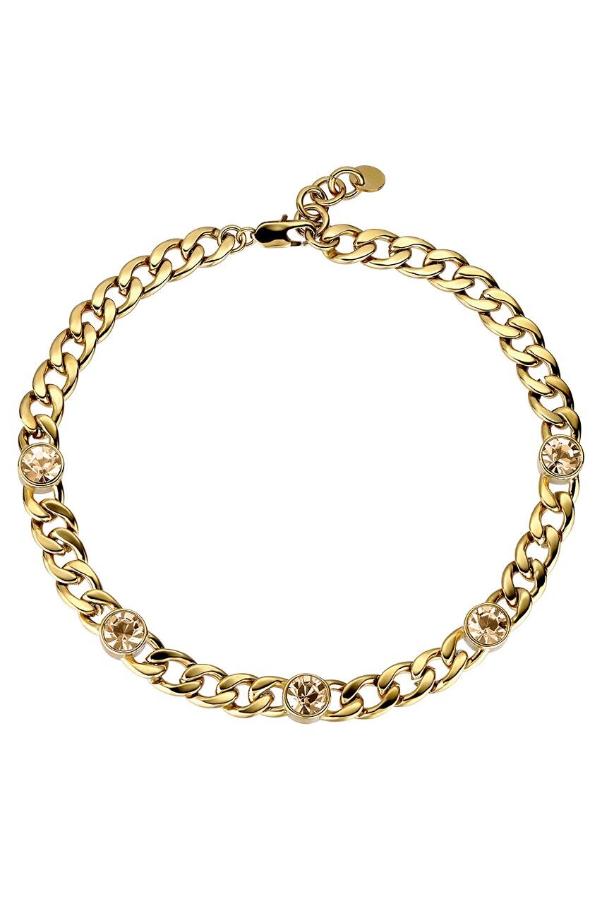 Dyrberg Kern Dyrberg/Kern Angelina Necklace, Color: Golden, Onesize, Women
