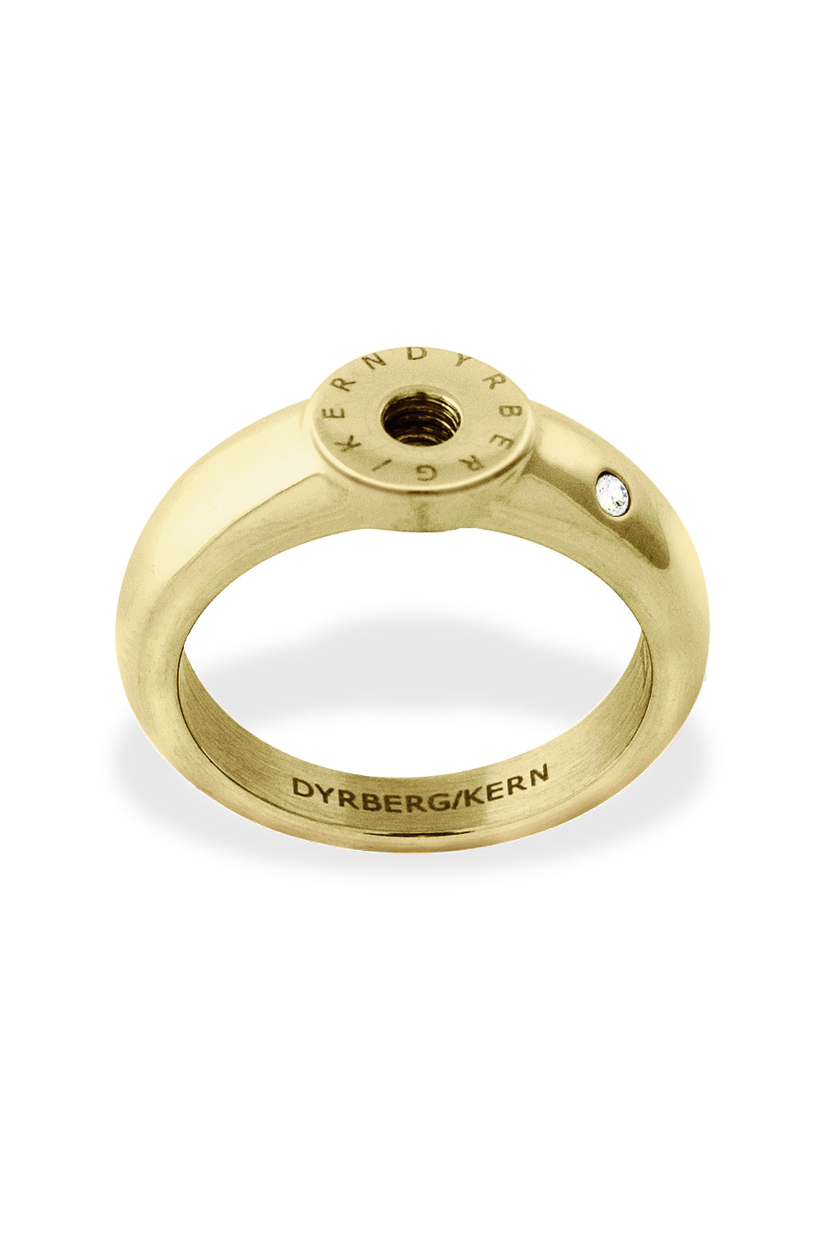 Dyrberg Kern Dyrberg/Kern Ring Ring, Color: Gold/Crystal, Iiiii/, Women
