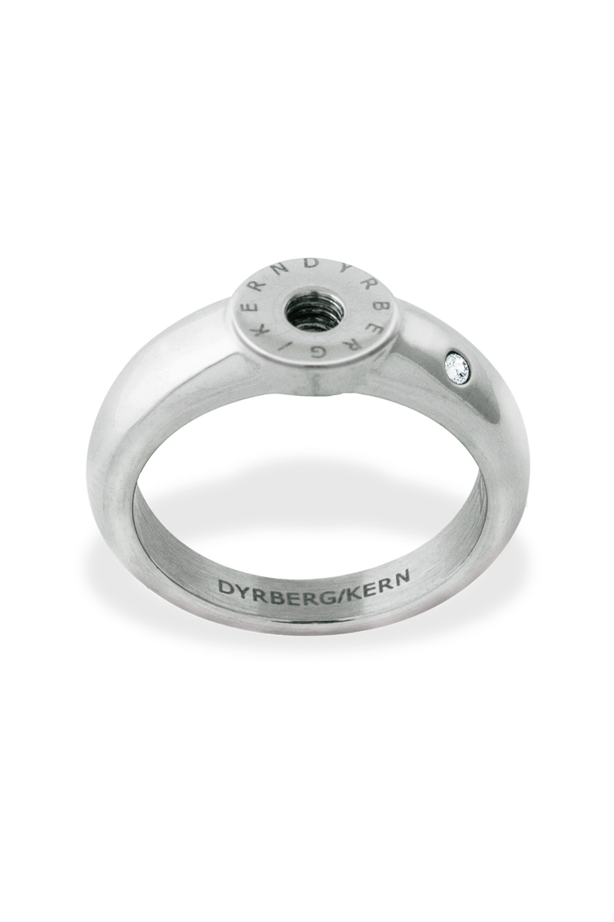 Dyrberg Kern Dyrberg/Kern Ring Ring, Color: Silver/Crystal, Ii/, Women