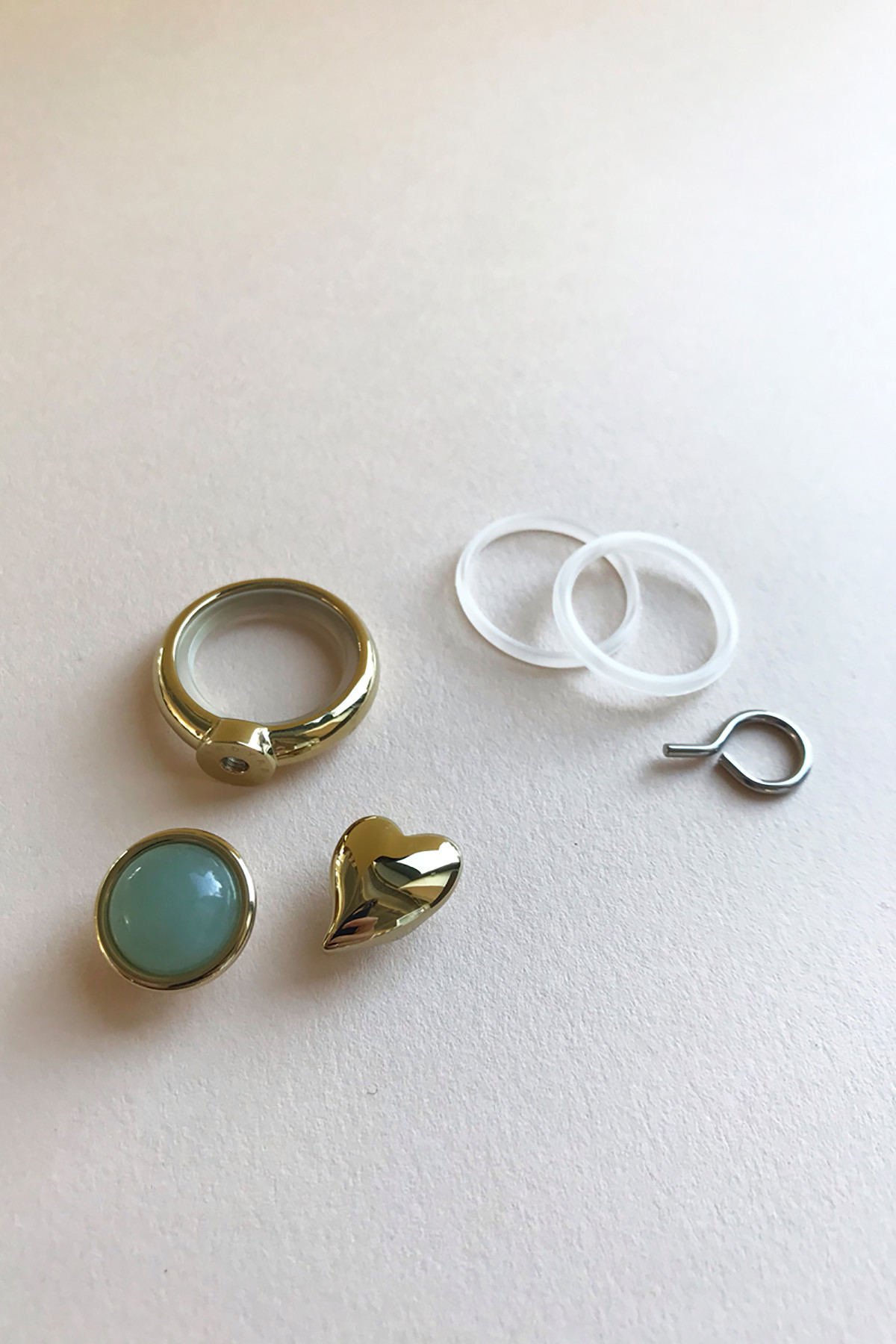 Dyrberg Kern Dyrberg/Kern Rdu Compliments Set Ring, Color: Gold, Onesize, Women