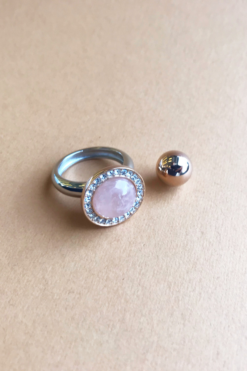 Dyrberg Kern Dyrberg/Kern Rdu Compliments Set Ring, Color: Silver, Onesize, Women