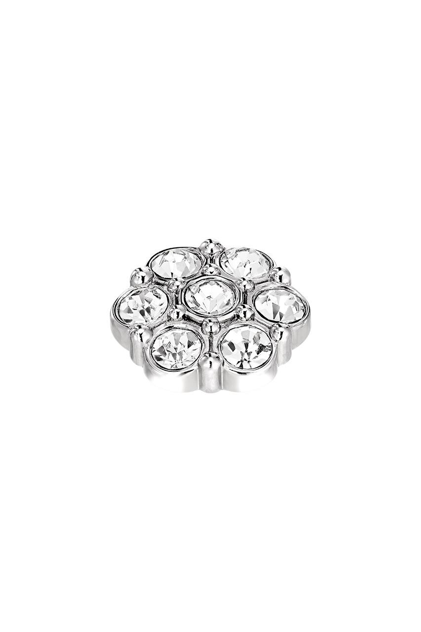 Dyrberg Kern Dyrberg/Kern Salma Topping, Color: Silver/Crystal, Onesize, Women