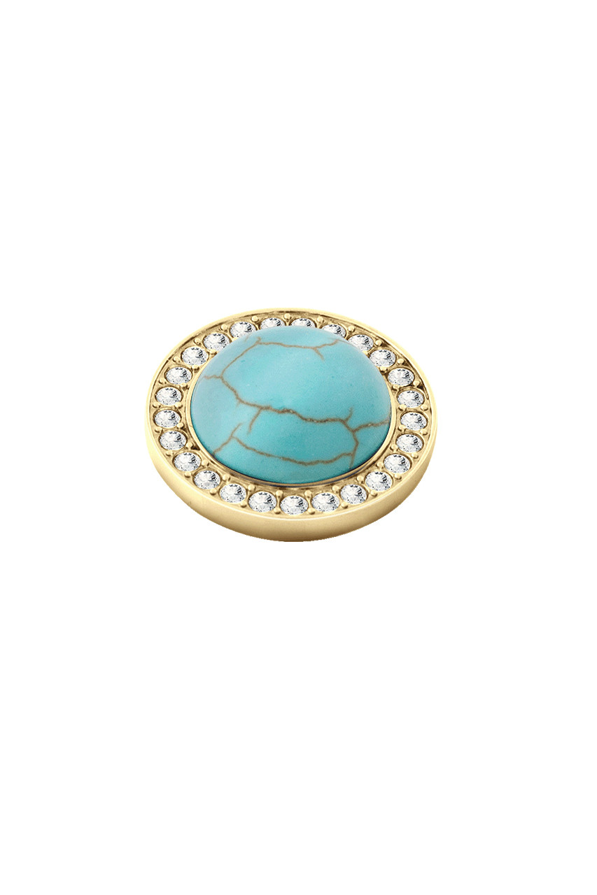 Dyrberg Kern Dyrberg/Kern Focus Topping, Color: Gold/Blue, Onesize, Women
