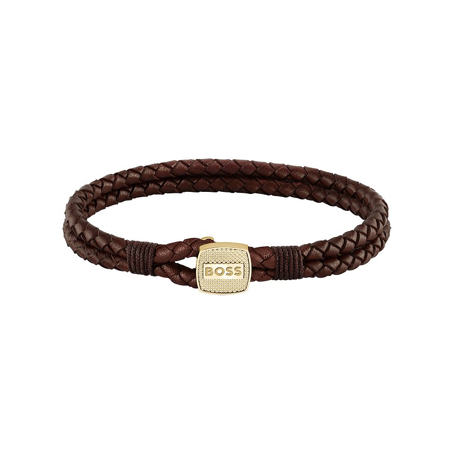 Boss Leren armband SEAL, 1580667M, 1580668M