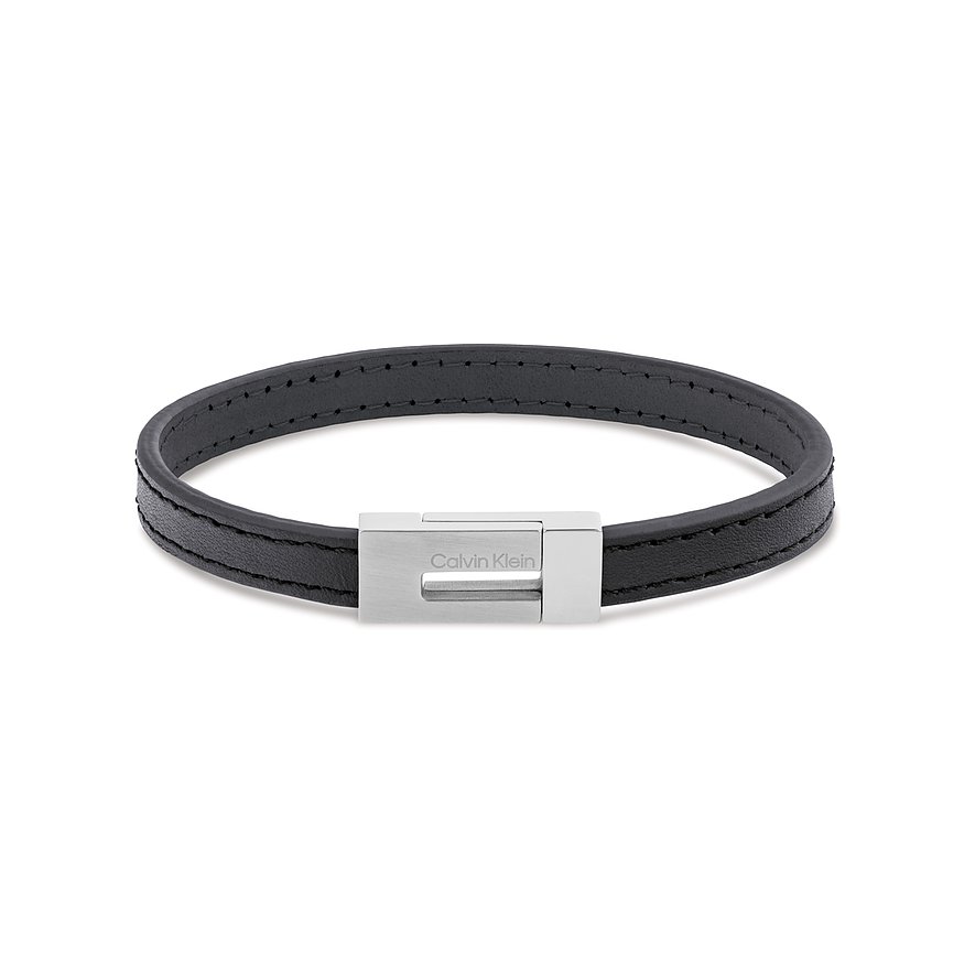 Calvin Klein Leren armband CK EXPOSED, 35100020, 35100021