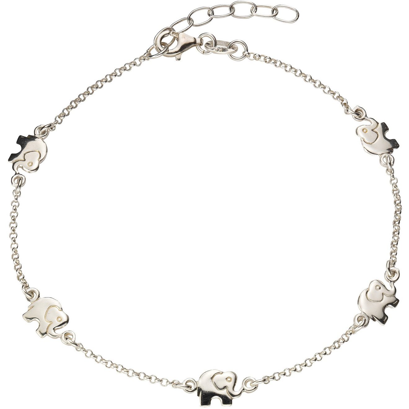 Firetti Enkelkettinkje Sieraad cadeau zilver 925 lichaams-sieraad erbs-ketting