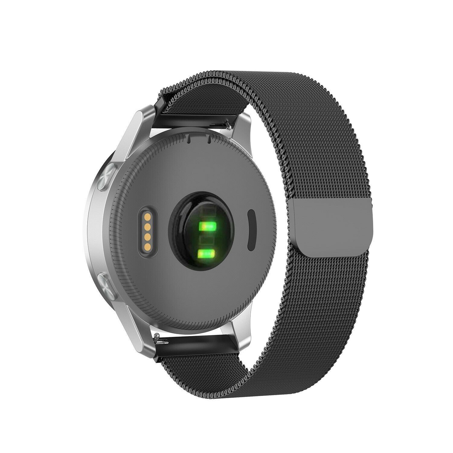 Strap-it OnePlus Watch 3 - 43mm Milanese band (zwart)