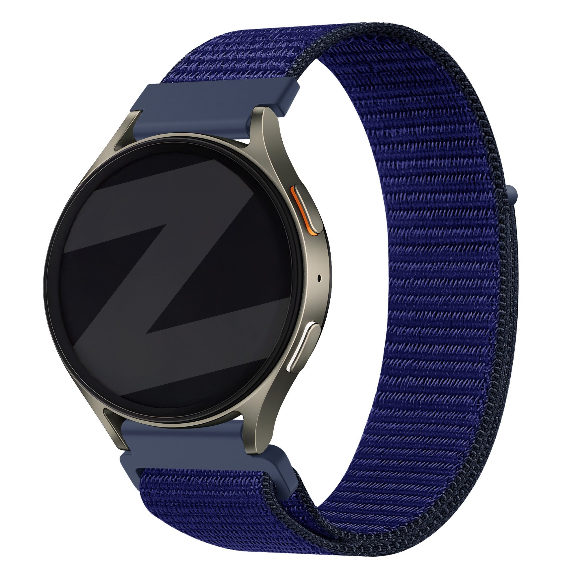 Bandz Fossil Gen 6 - 42mm nylon band 'Easy fit' (blauw)
