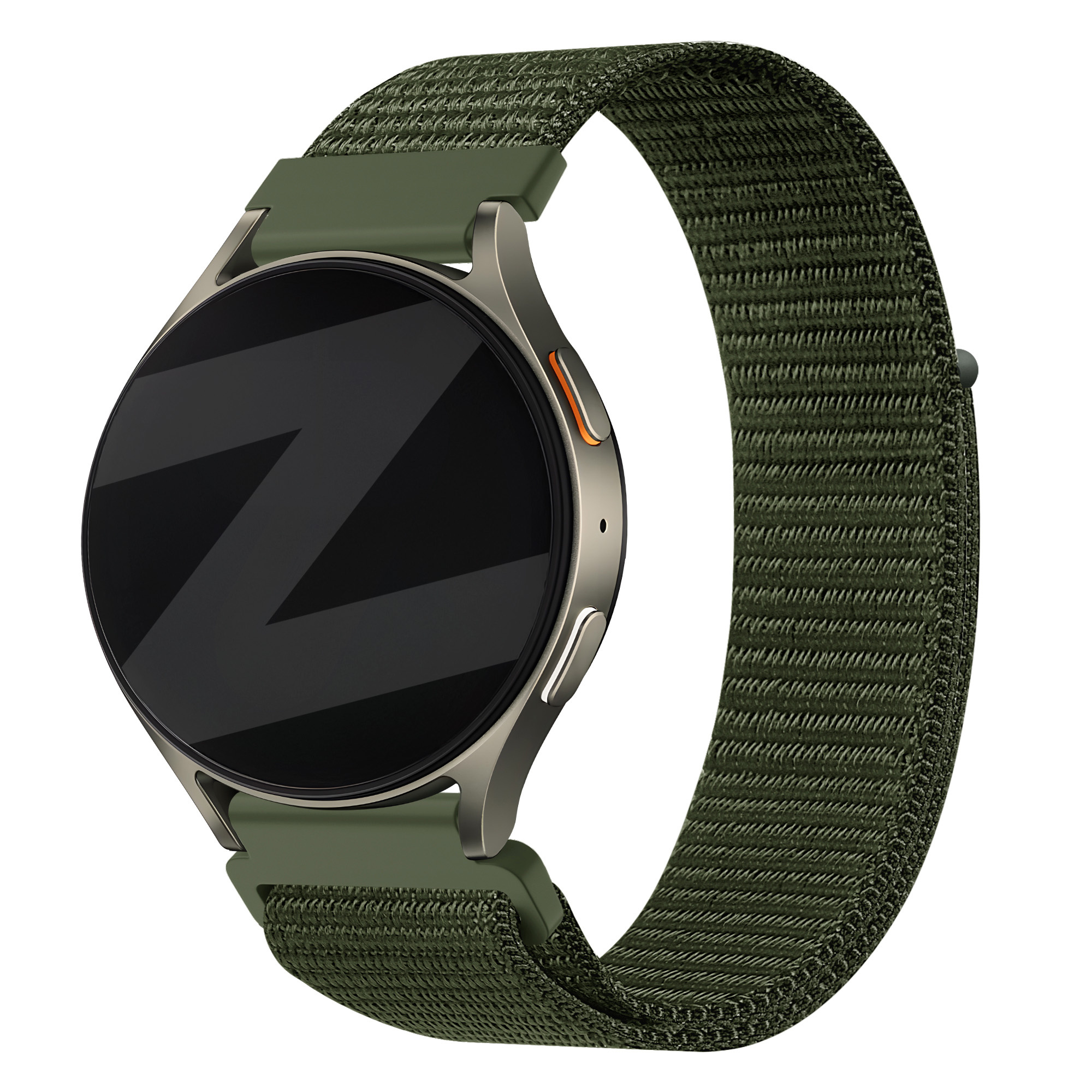 Bandz universeel 22mm nylon band 'Easy fit' (groen)