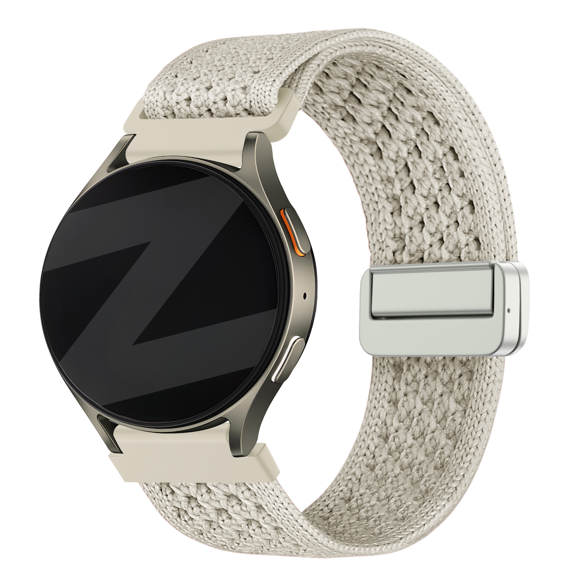 Bandz Samsung Galaxy Watch 7 - 44mm vintage nylon band (sterrenlicht)
