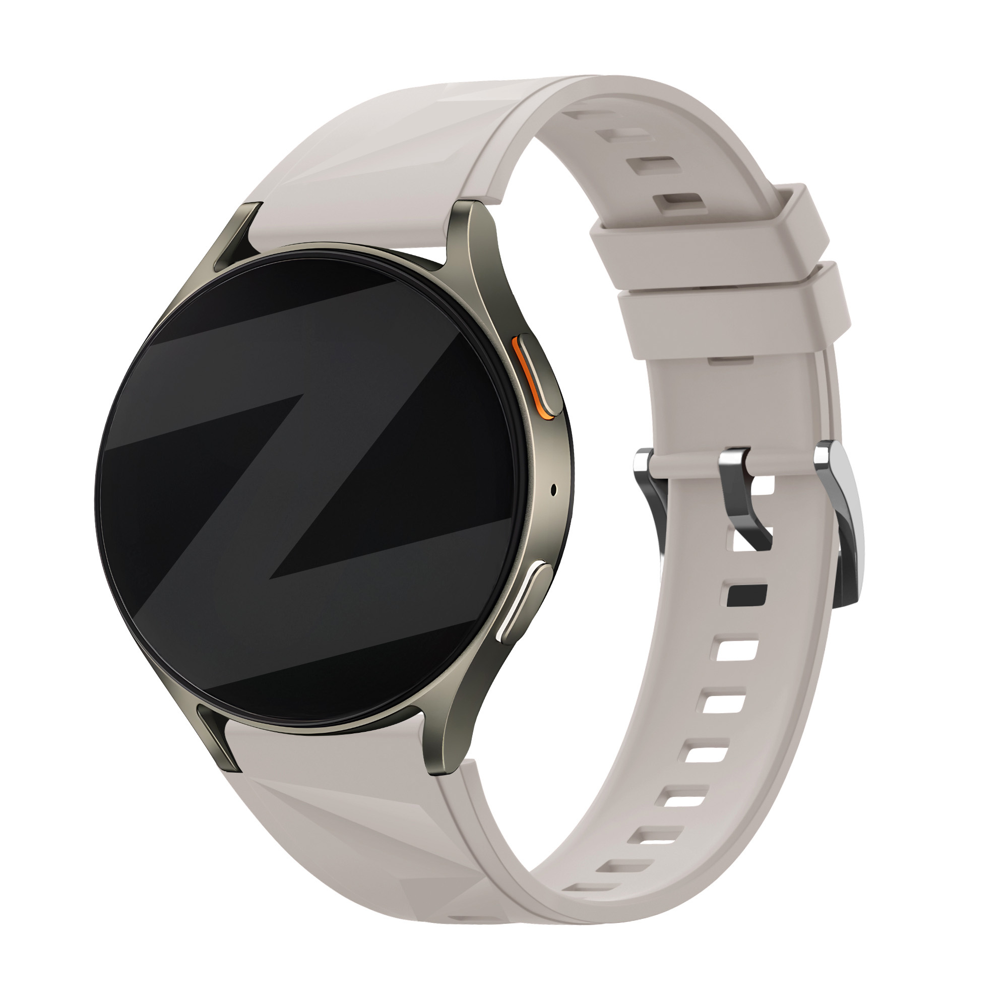 Bandz Huawei Watch GT 5 - 41mm siliconen band 'Easy fit' (sterrenlicht)