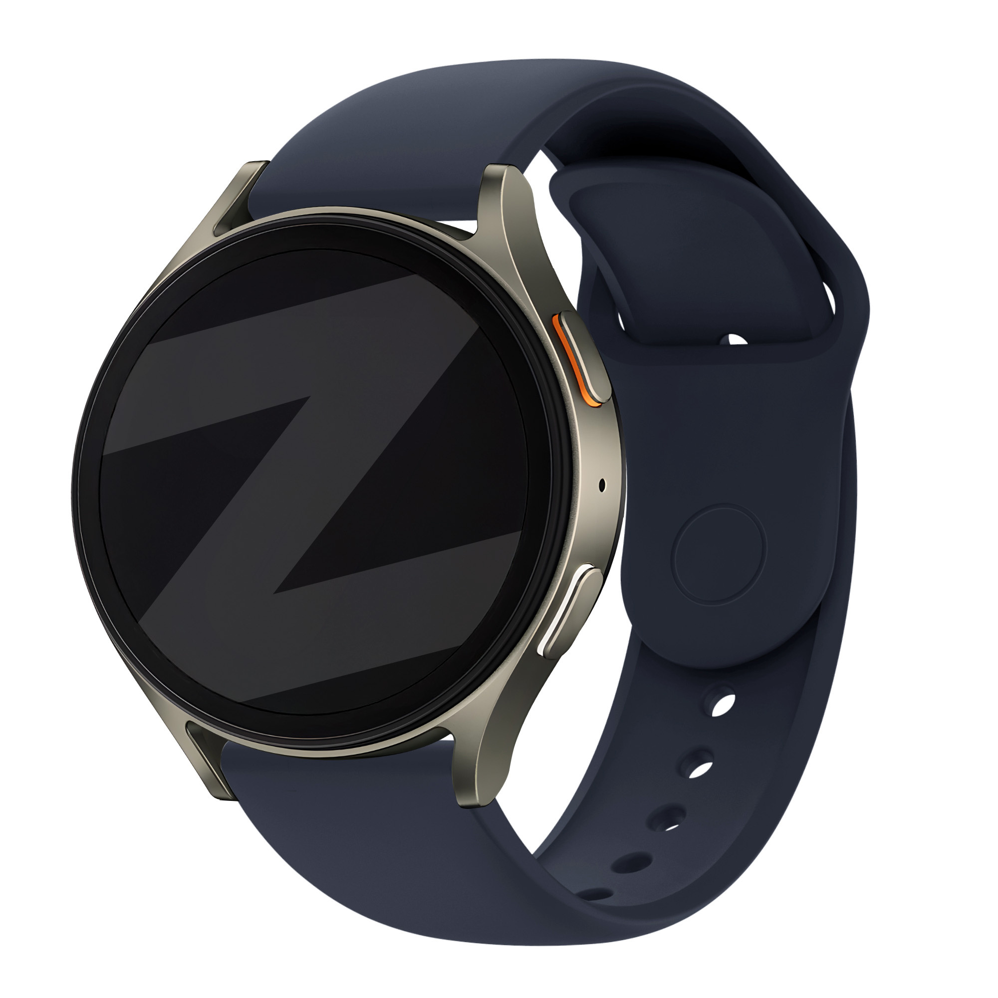 Bandz Samsung Galaxy Watch 7 - 44mm sport band 'Easy fit' (donkerblauw)
