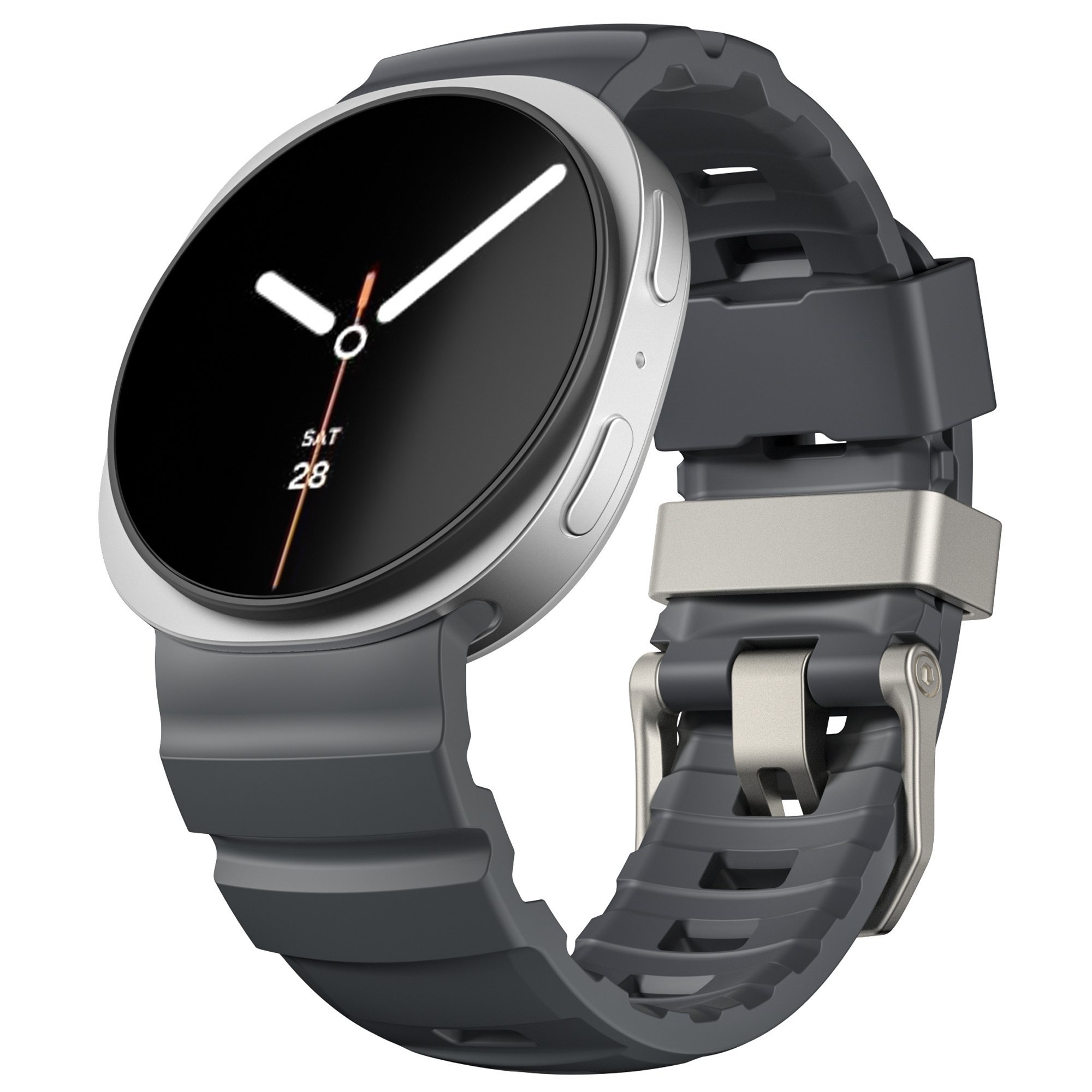 Strap-it Samsung Galaxy Watch 8 Classic extreme silicone band (zwart)