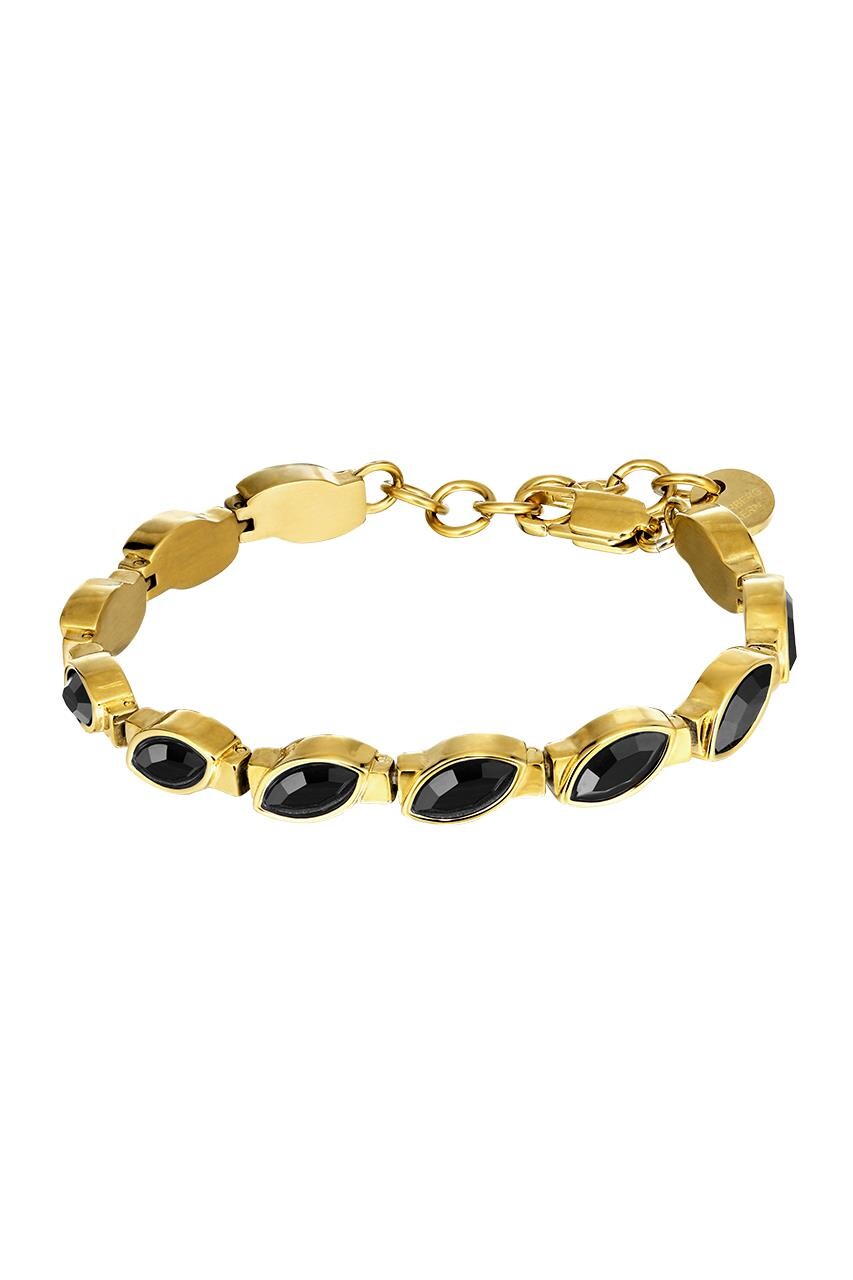 Dyrberg Kern Dyrberg/Kern Celtis Bracelet, Color: Gold/Black, Onesize, Women