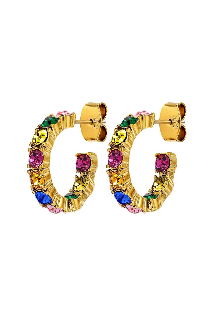 Dyrberg Kern Dyrberg/Kern Raquel Earring, Color: Gold, Rainbow, Onesize, Women