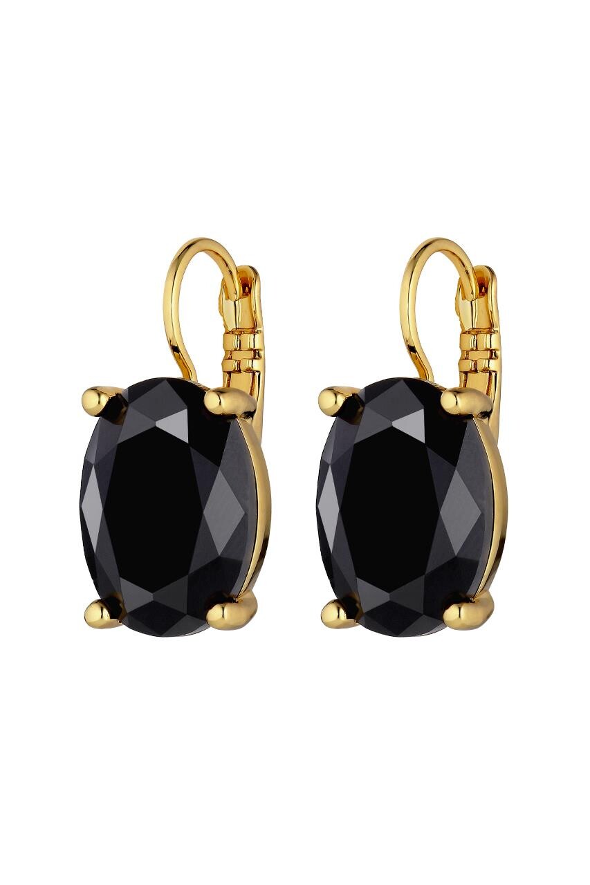 Dyrberg Kern Dyrberg/Kern Chantal Earring, Color: Gold/Black, Onesize, Women