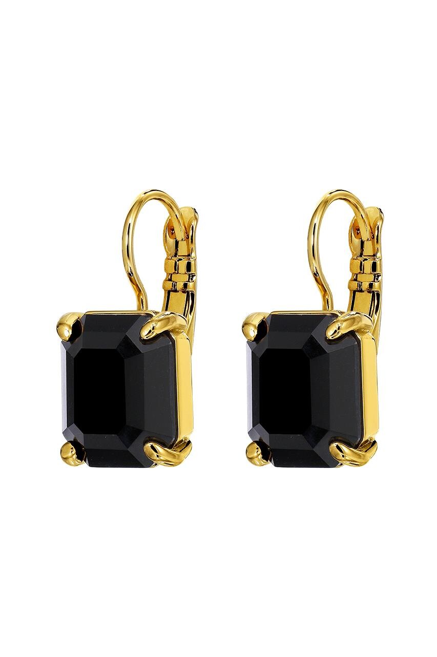 Dyrberg Kern Dyrberg/Kern Segin Earring, Color: Gold/Black, Onesize, Women