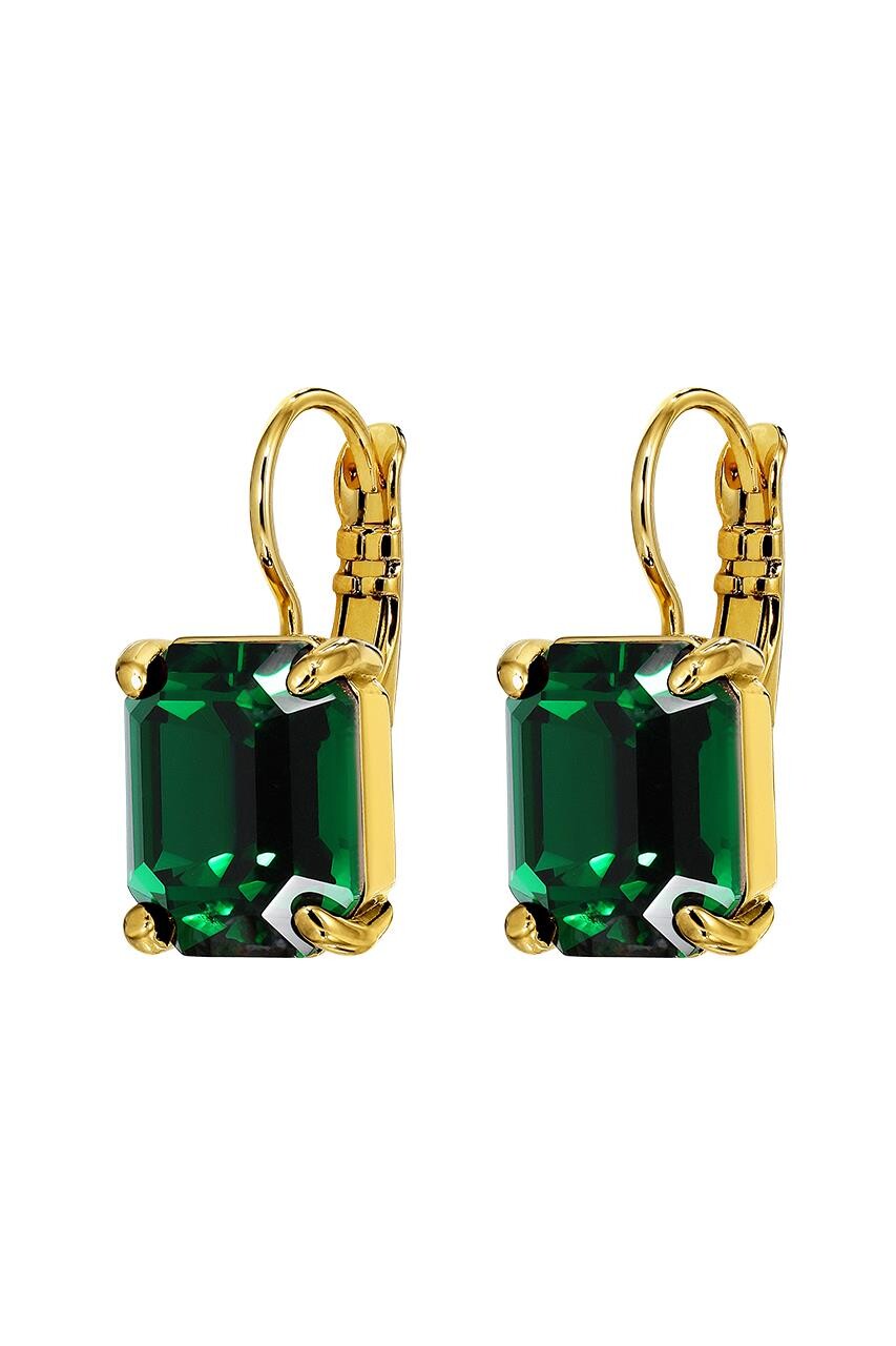 Dyrberg Kern Dyrberg/Kern Segin Earring, Color: Gold/Green, Onesize, Women