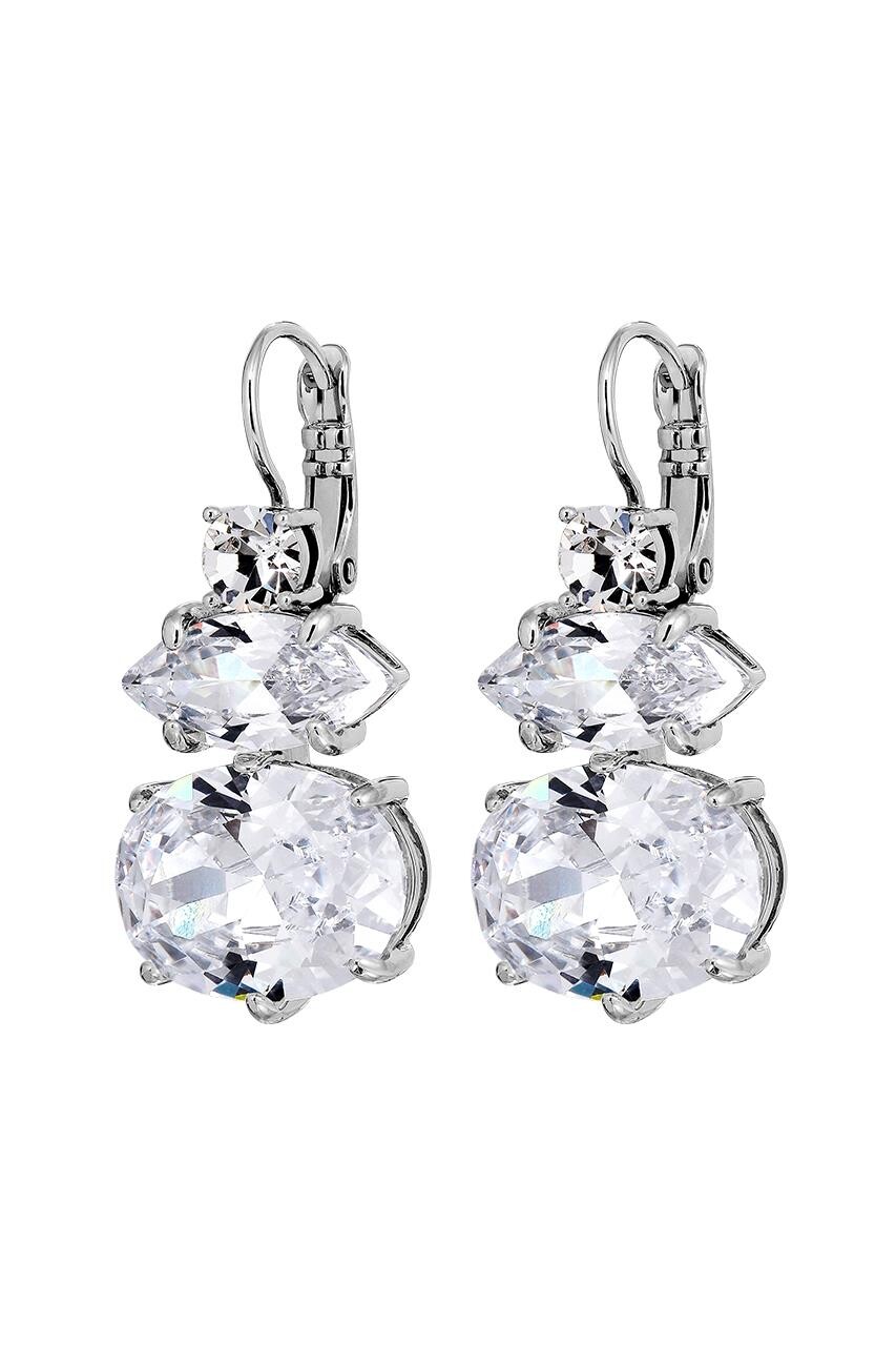 Dyrberg Kern Dyrberg/Kern Parsana Earring, Color: Silver/Crystal, Onesize, Women