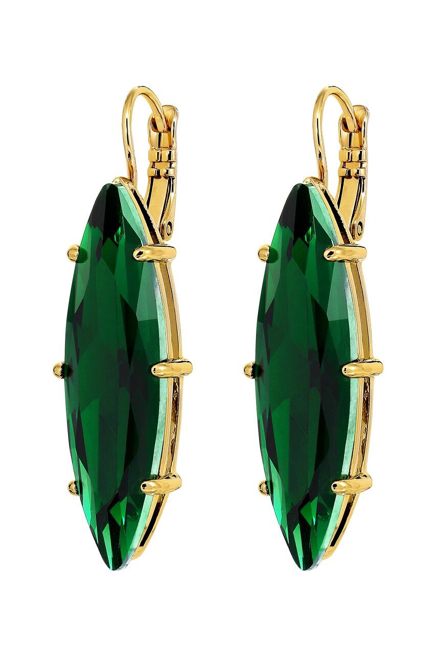Dyrberg Kern Dyrberg/Kern Kalay Earring, Color: Gold/Green, Onesize, Women