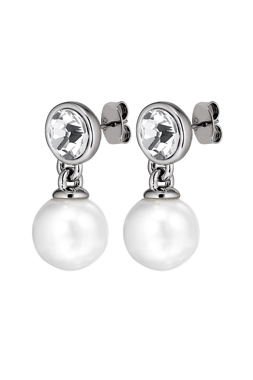 Dyrberg Kern Dyrberg/Kern Naomi Earring, Color: Silver/White, Onesize, Women