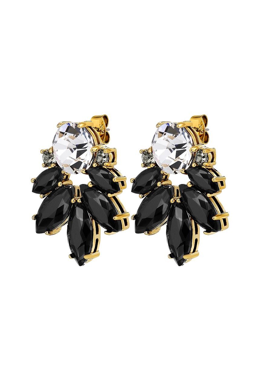 Dyrberg Kern Dyrberg/Kern Drago Earring, Color: Gold/Crystal, Onesize, Women