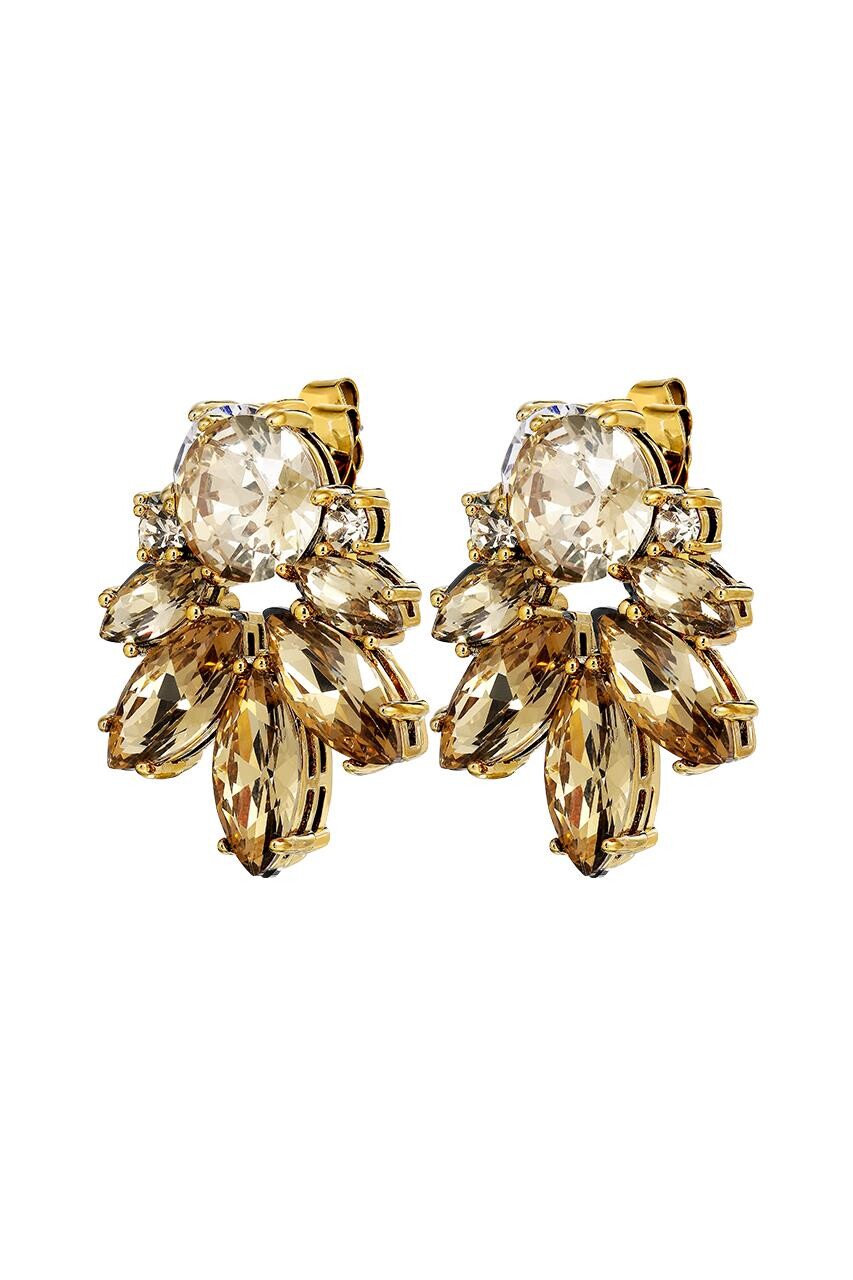 Dyrberg Kern Dyrberg/Kern Drago Earring, Color: Golden, Onesize, Women