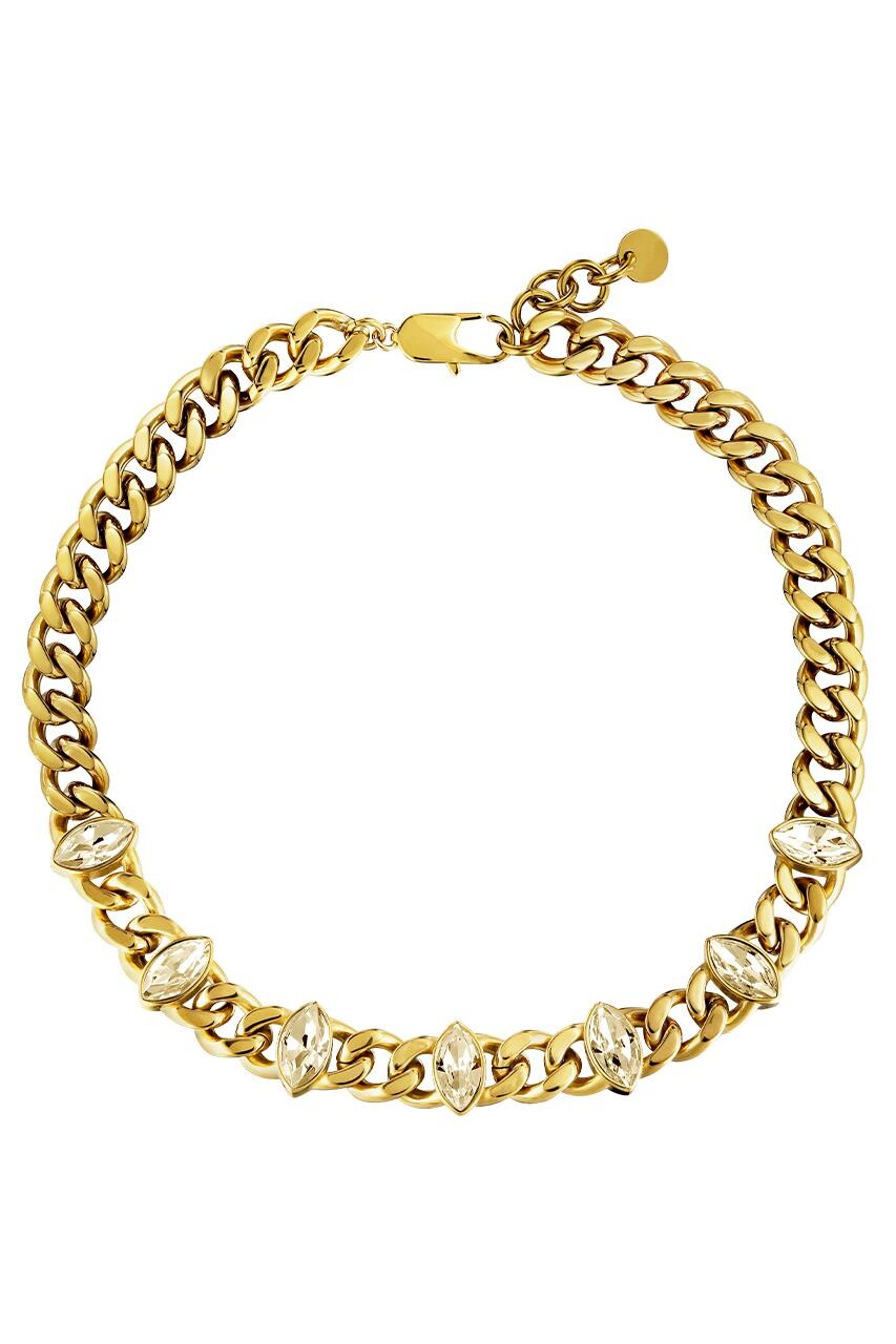Dyrberg Kern Dyrberg/Kern Punica Necklace, Color: Golden, Onesize, Women