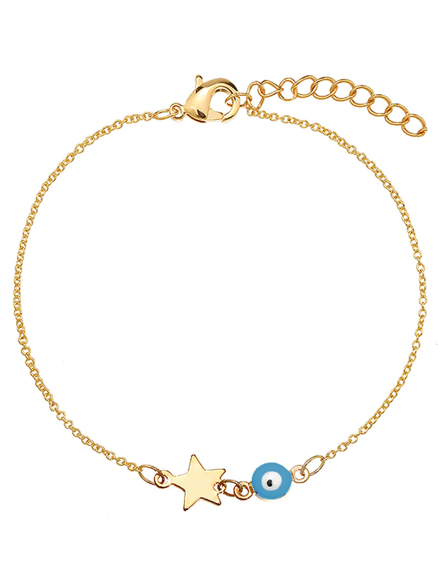 FASHIONIZE Armband Eye Star Blauw