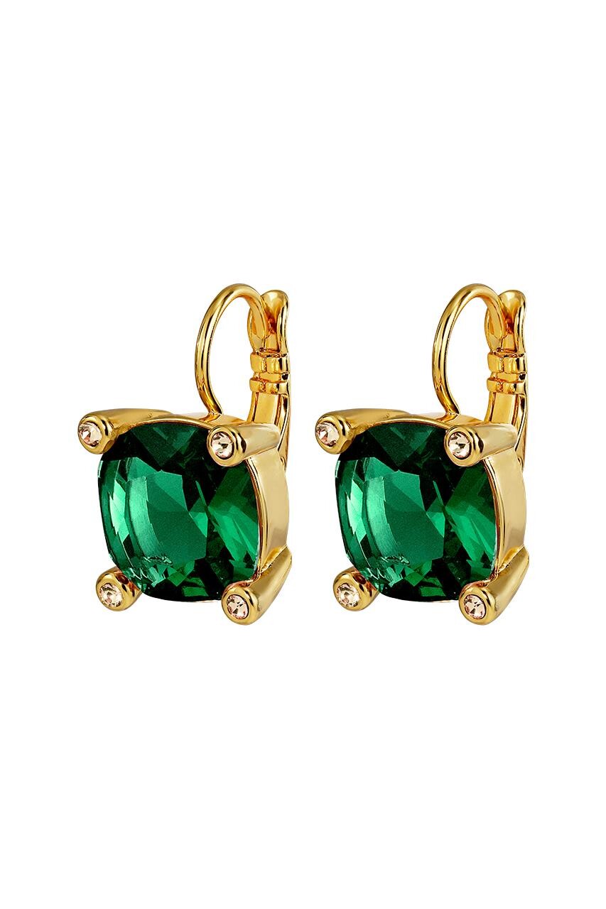 Dyrberg Kern Dyrberg/Kern Tana Earring, Color: Gold/Green, Onesize, Women