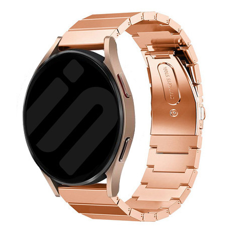 Strap-it Samsung Galaxy Watch FE metalen bandje (rosé goud)