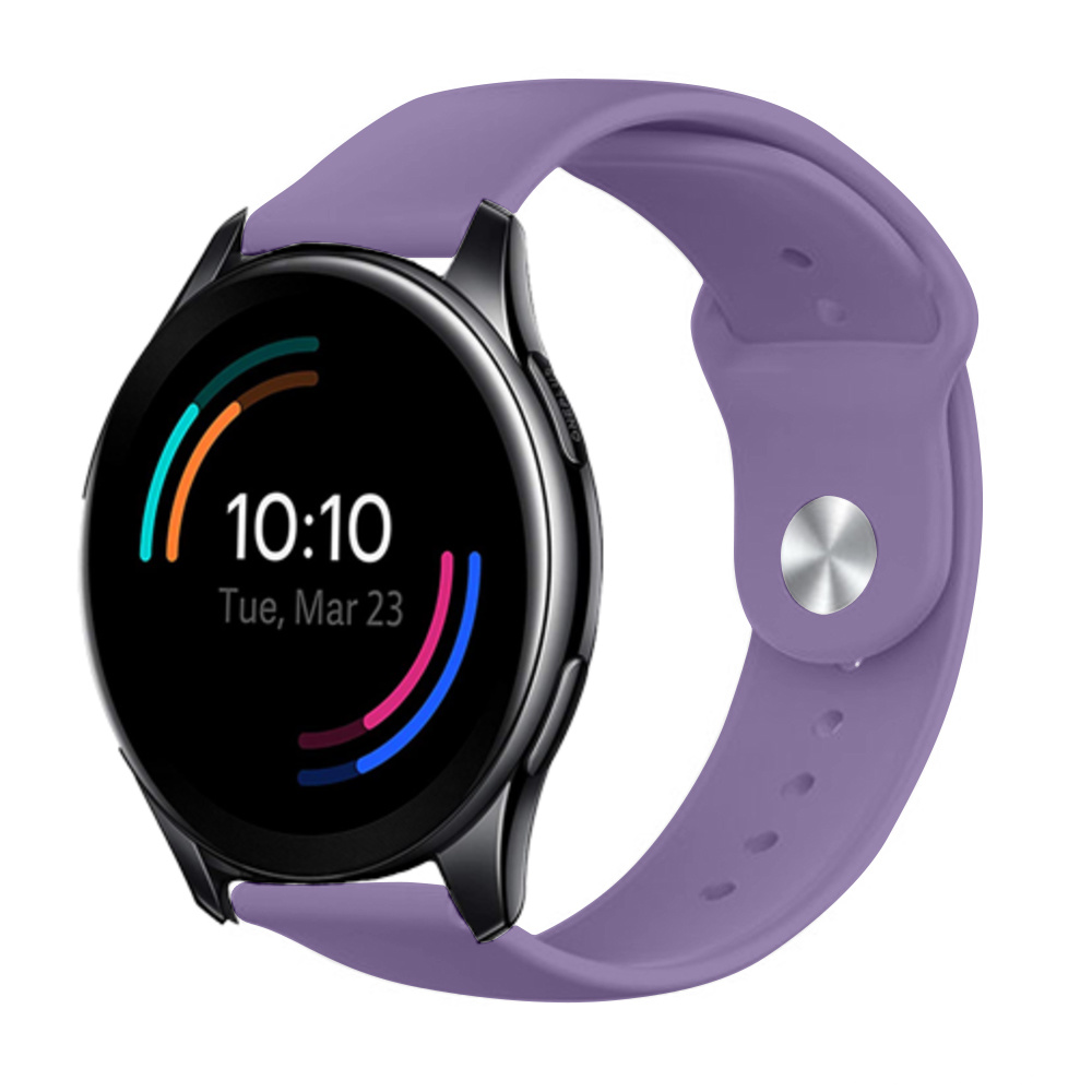 Strap-it OnePlus Watch sport bandje (lichtpaars)