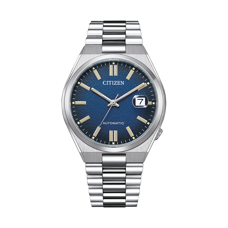 Citizen Automatisch horloge Tsuyosa Polshorloge, dameshorloge, herenhorloge, roestvrijstalen armband, saffierglas, datum