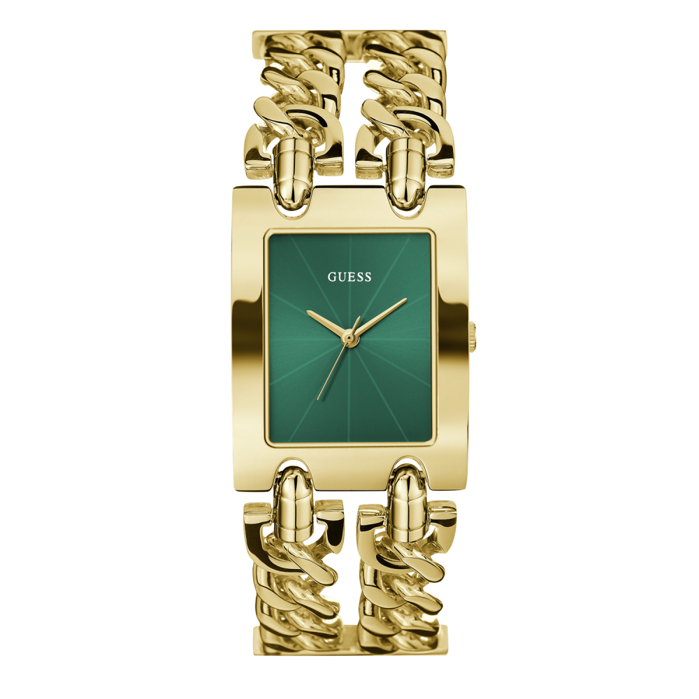 Guess Kwartshorloge Heavy metal Polshorloge, dameshorloge, armband met schakels