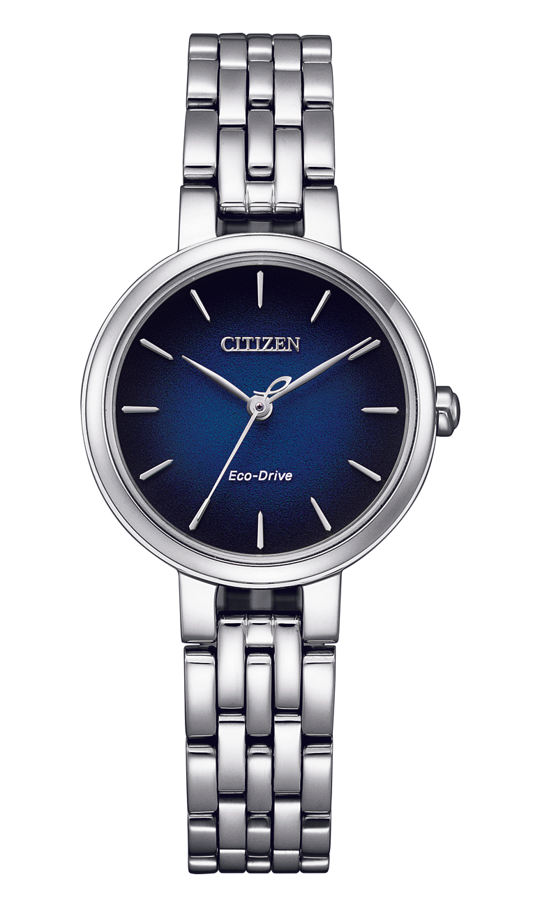 Citizen Solarhorloge EM0990-81L Polshorloge, dameshorloge, roestvrijstalen armband, saffierglas