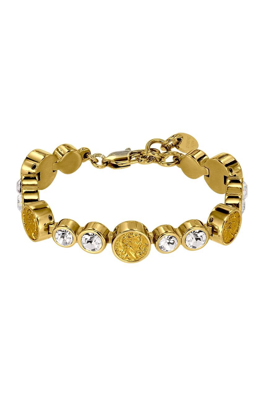 Dyrberg Kern Dyrberg/Kern Augusta Bracelet, Color: Gold/Crystal, Onesize, Women