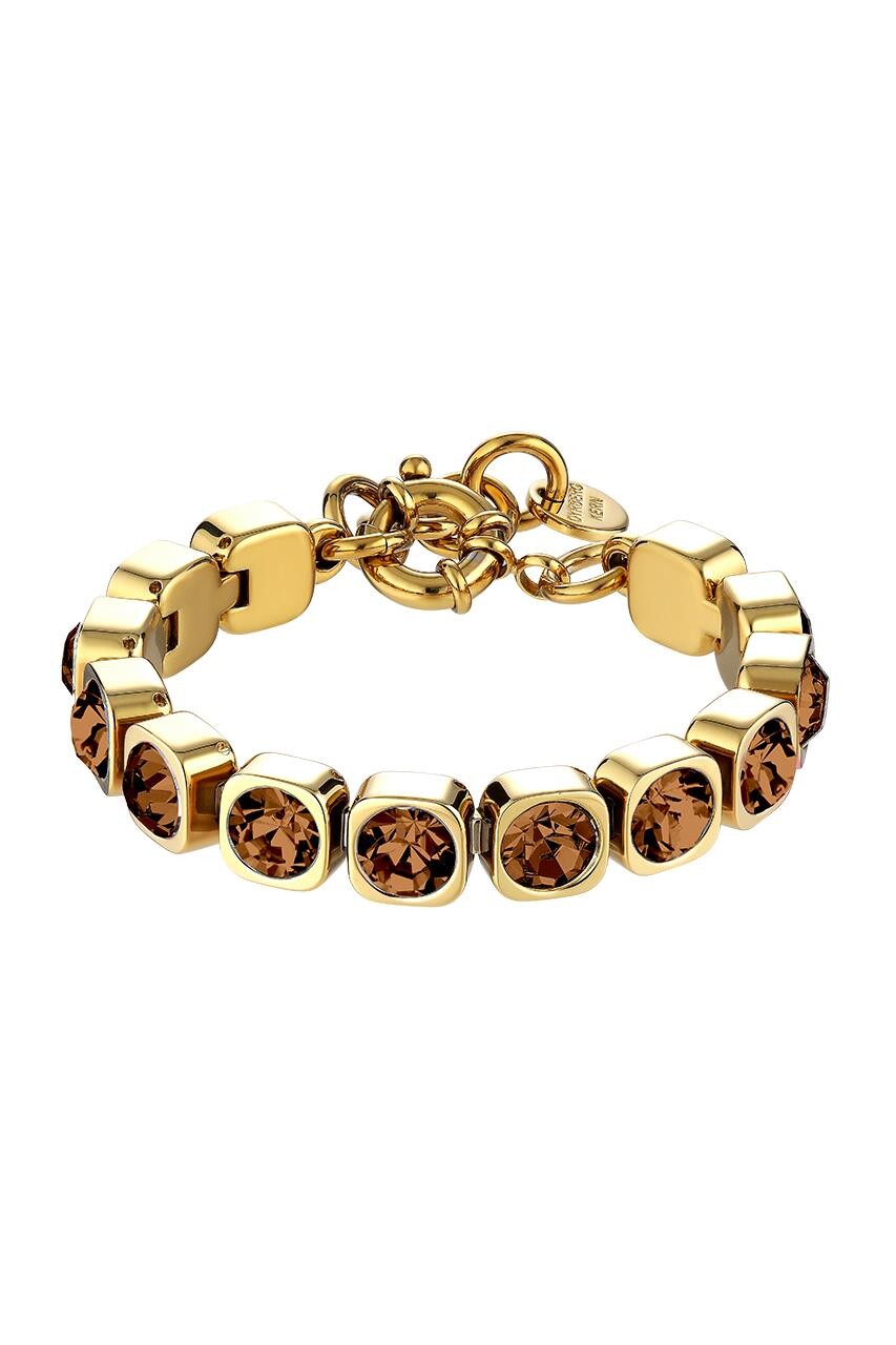Dyrberg Kern Dyrberg/Kern Conian Bracelet, Color: Gold/Brown, Onesize, Women
