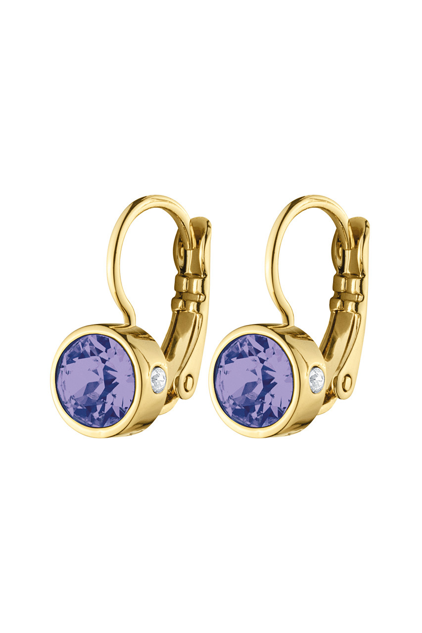 Dyrberg Kern Dyrberg/Kern Madu Earring, Color: Gold/Purple, Onesize, Women