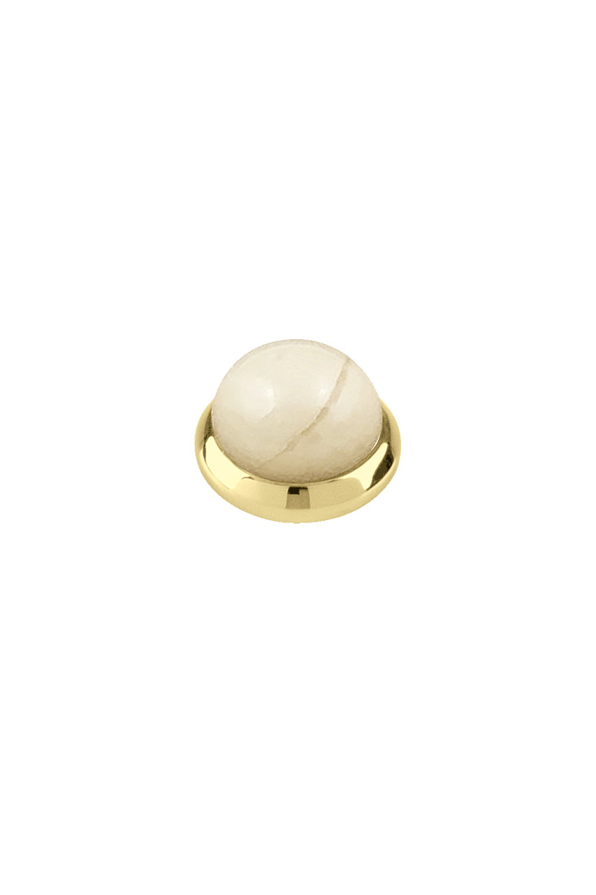 Dyrberg Kern Dyrberg/Kern Bud Topping, Color: Gold/White, Onesize, Women