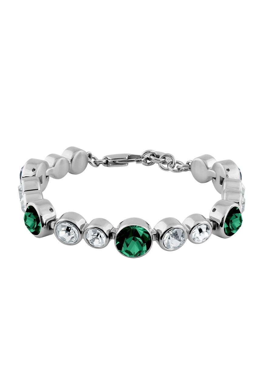 Dyrberg Kern Dyrberg/Kern Calice Bracelet, Color: Silver/Green, Onesize, Women