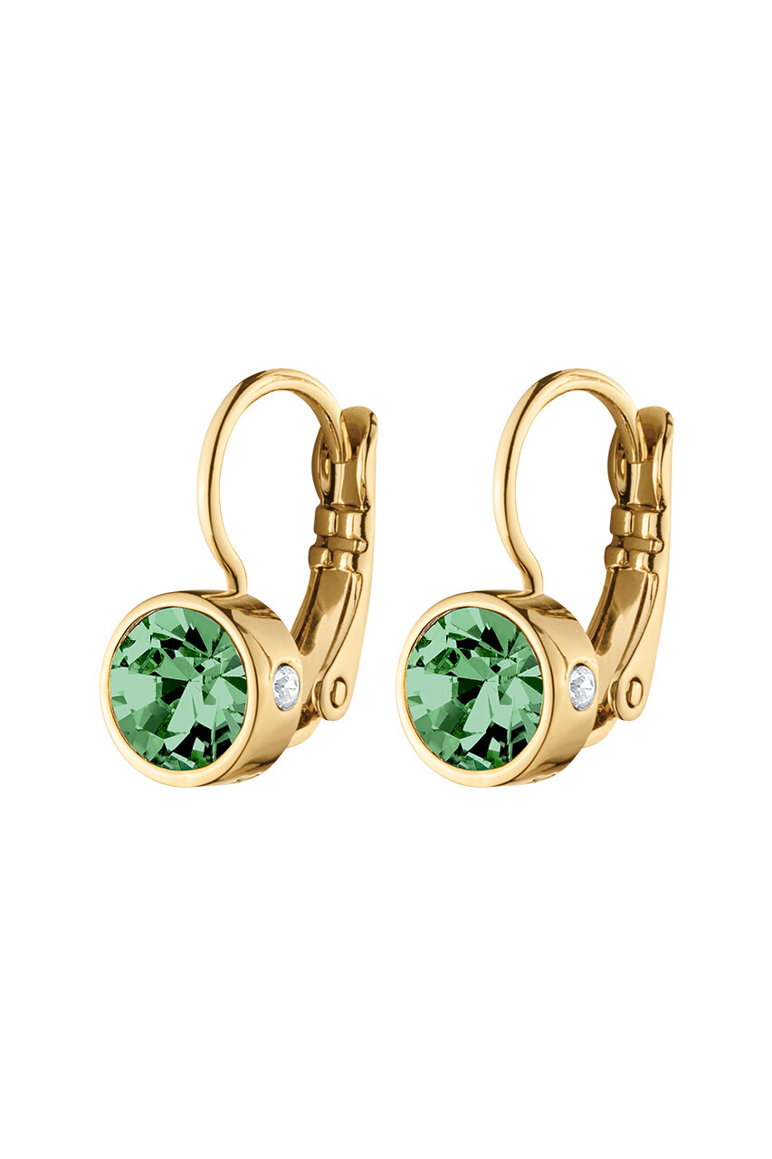 Dyrberg Kern Dyrberg/Kern Madu Earring, Color: Gold/Green, Onesize, Women