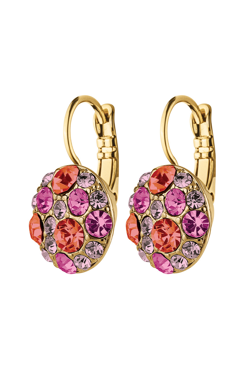 Dyrberg Kern Dyrberg/Kern Blost Earring, Color: Gold/Red, Onesize, Women