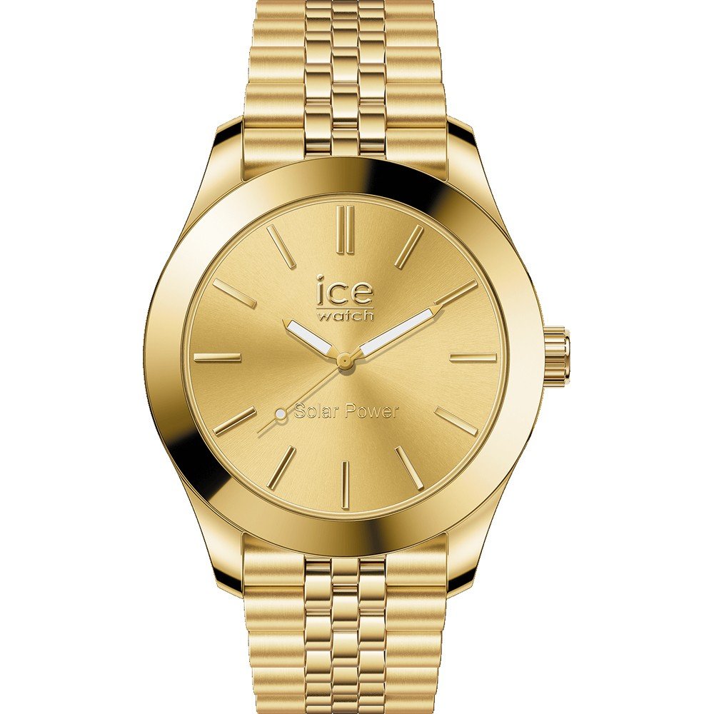 Ice-watch Solarhorloge ICE steel - Small - SOLAR 3H Polshorloge, dameshorloge, roestvrijstalen armband, tot 10 bar waterdicht