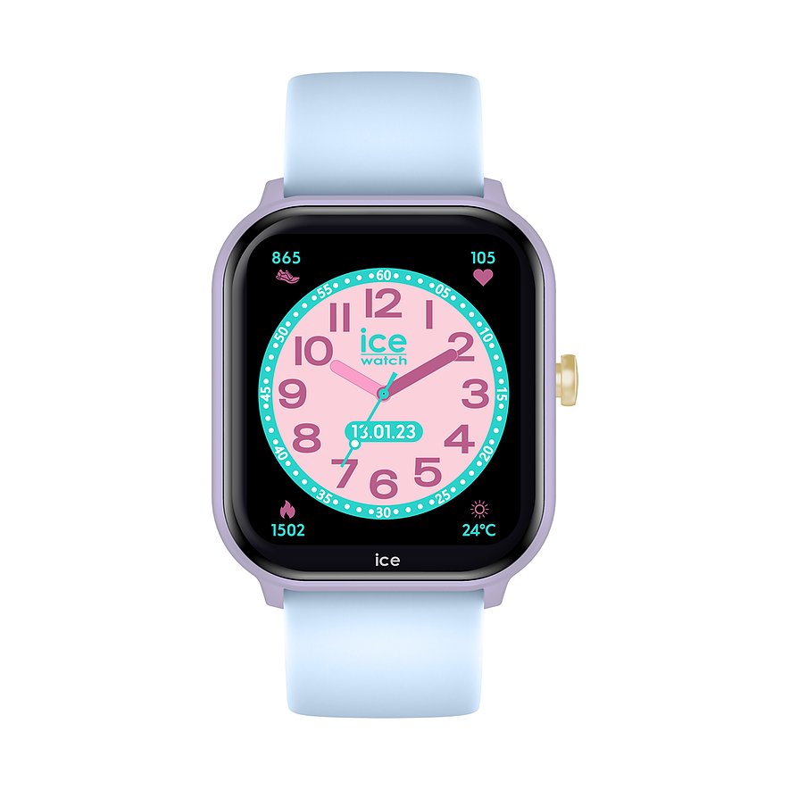 Ice-watch Smartwatch ICE smart junior 2.0 Armbandhorloge, meisjeshorloge, kinderenhorloge, siliconen armband, spelletjes, sportprofiel