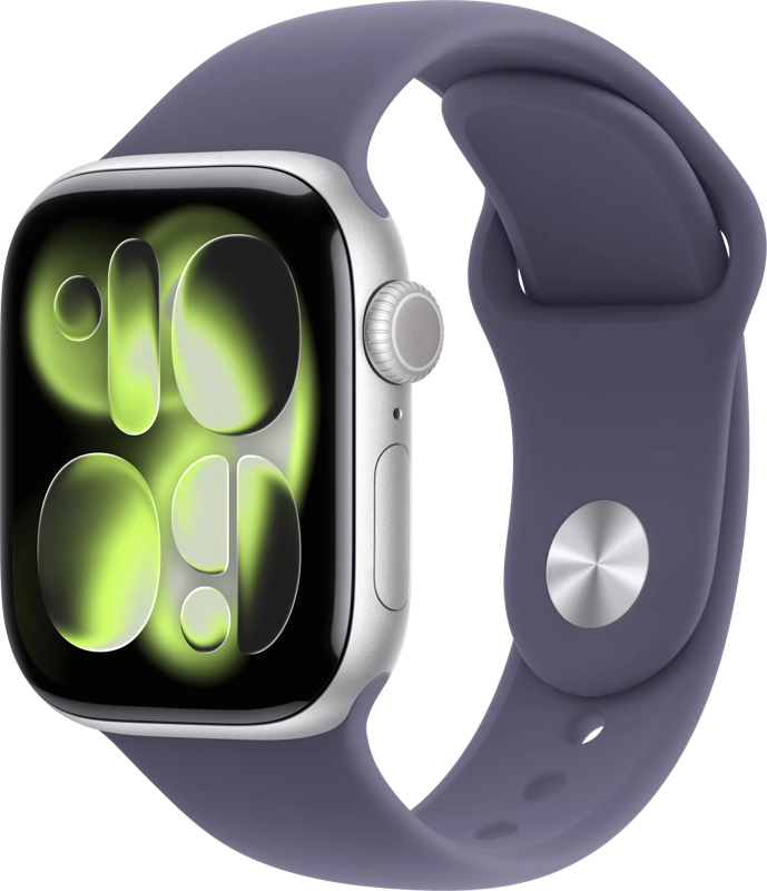 Apple Watch Series 11 42mm Zilver Sportband M/L