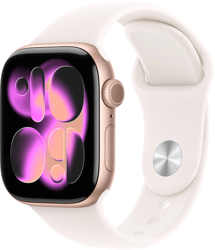 Apple Watch Series 11 5G 42mm Roségoud Sportband S/M