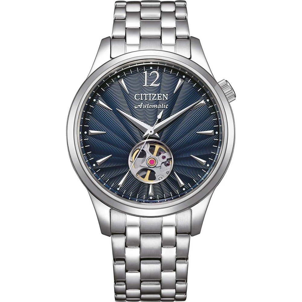 Citizen Automatisch horloge NH9131-73L Horloge, herenhorloge, dameshorloge, open balans, stalen armband