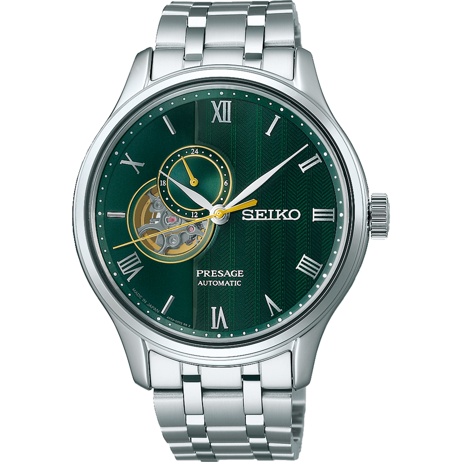 Seiko presage japanese garden green automatic